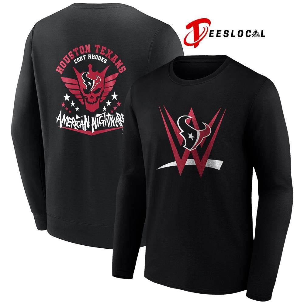 Houston Texans x Cody Rhones American nightmare logo shirt Unisex