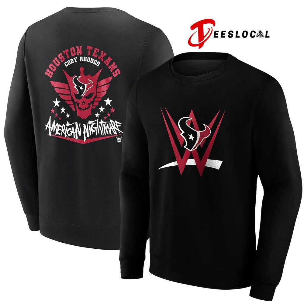 Houston Texans x Cody Rhones American nightmare logo shirt Unisex