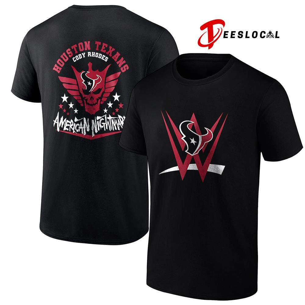 Houston Texans x Cody Rhones American nightmare logo shirt Unisex