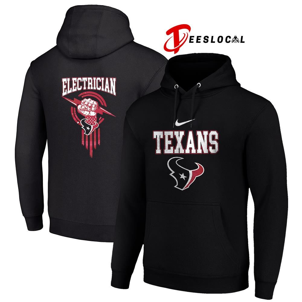Houston Texans x Electrician logo shirt Unisex