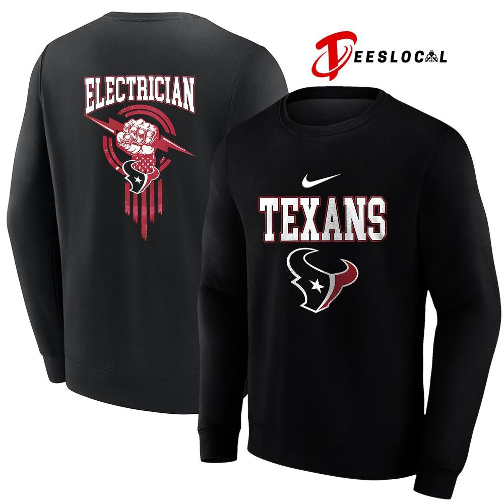 Houston Texans x Electrician logo shirt Unisex