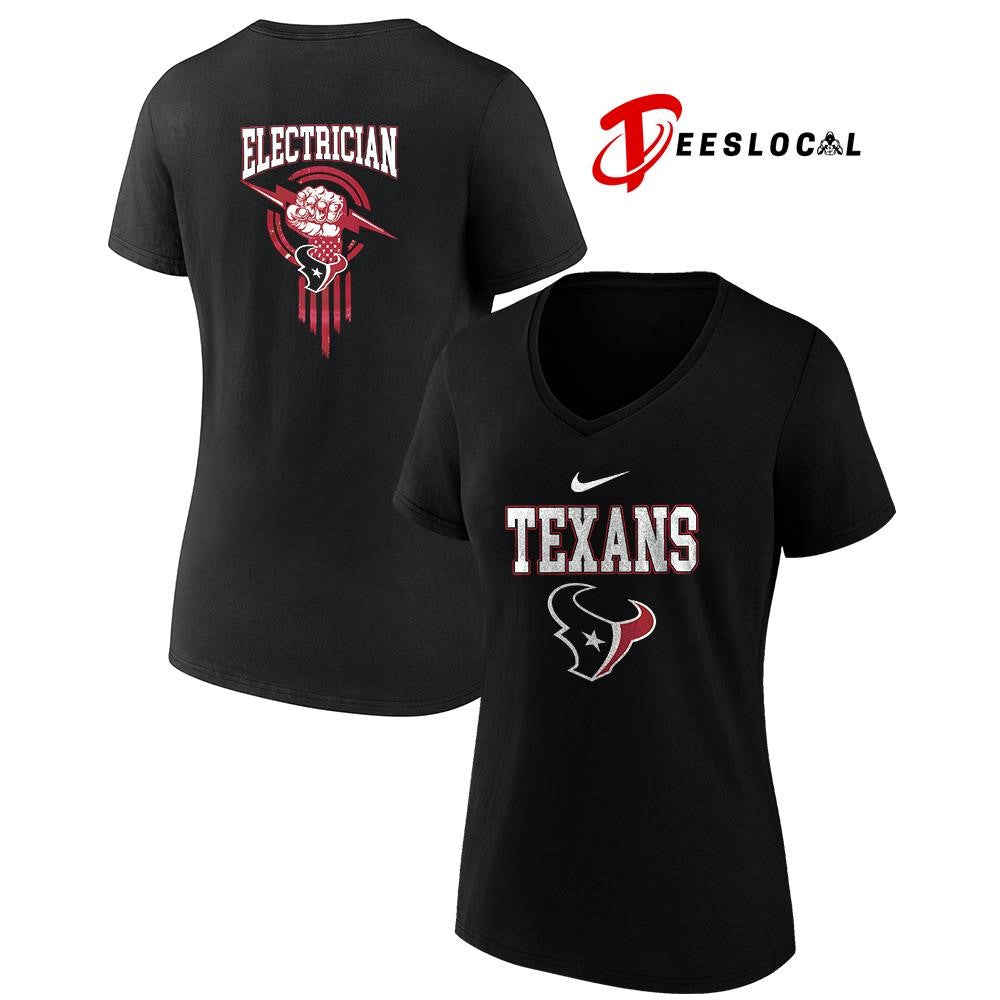 Houston Texans x Electrician logo shirt Unisex