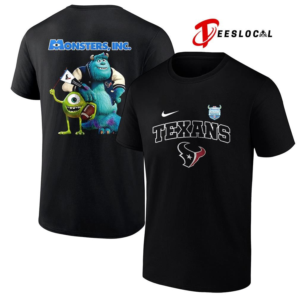 Houston Texans x Monster Inc Funday cartoon shirt Unisex