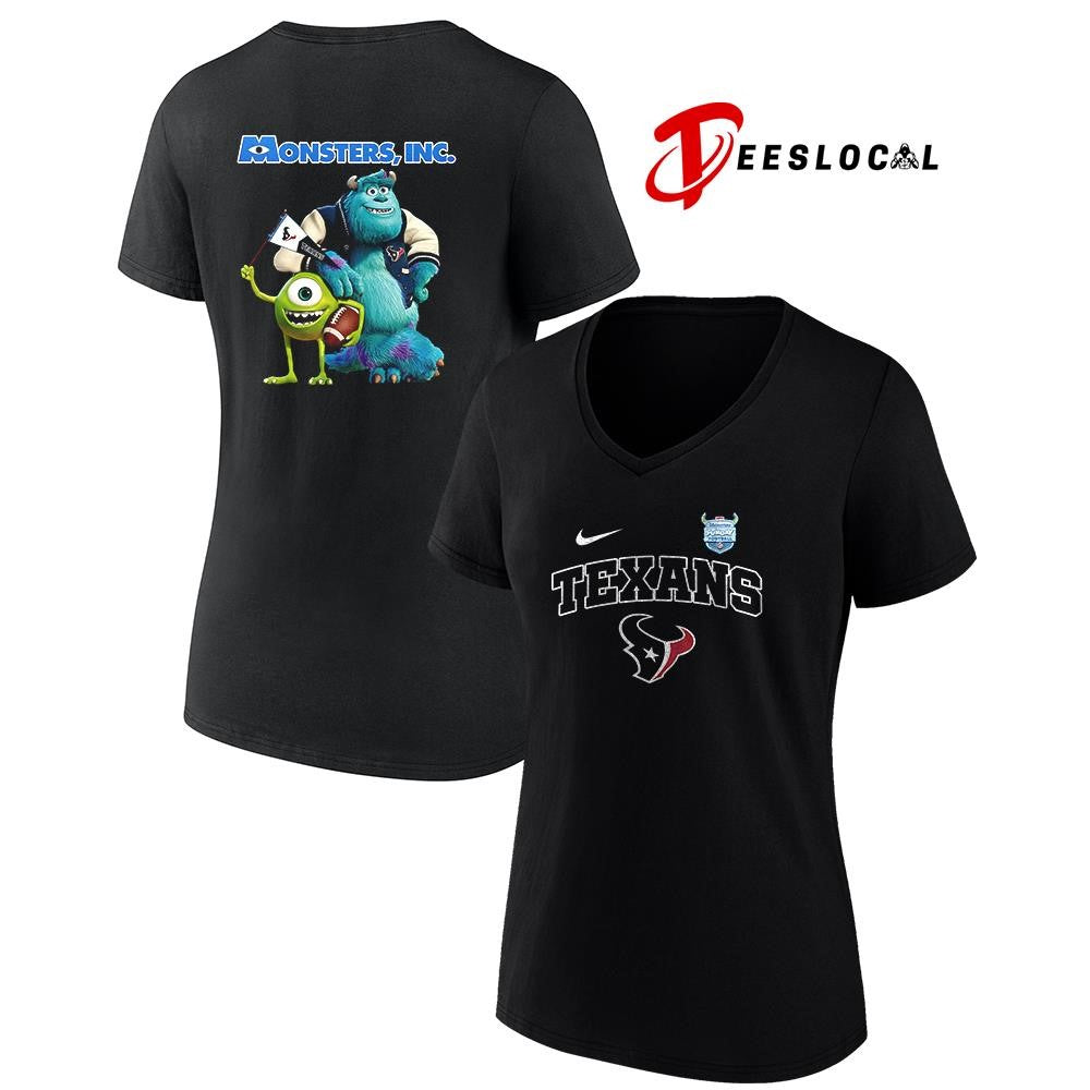 Houston Texans x Monster Inc Funday cartoon shirt Unisex