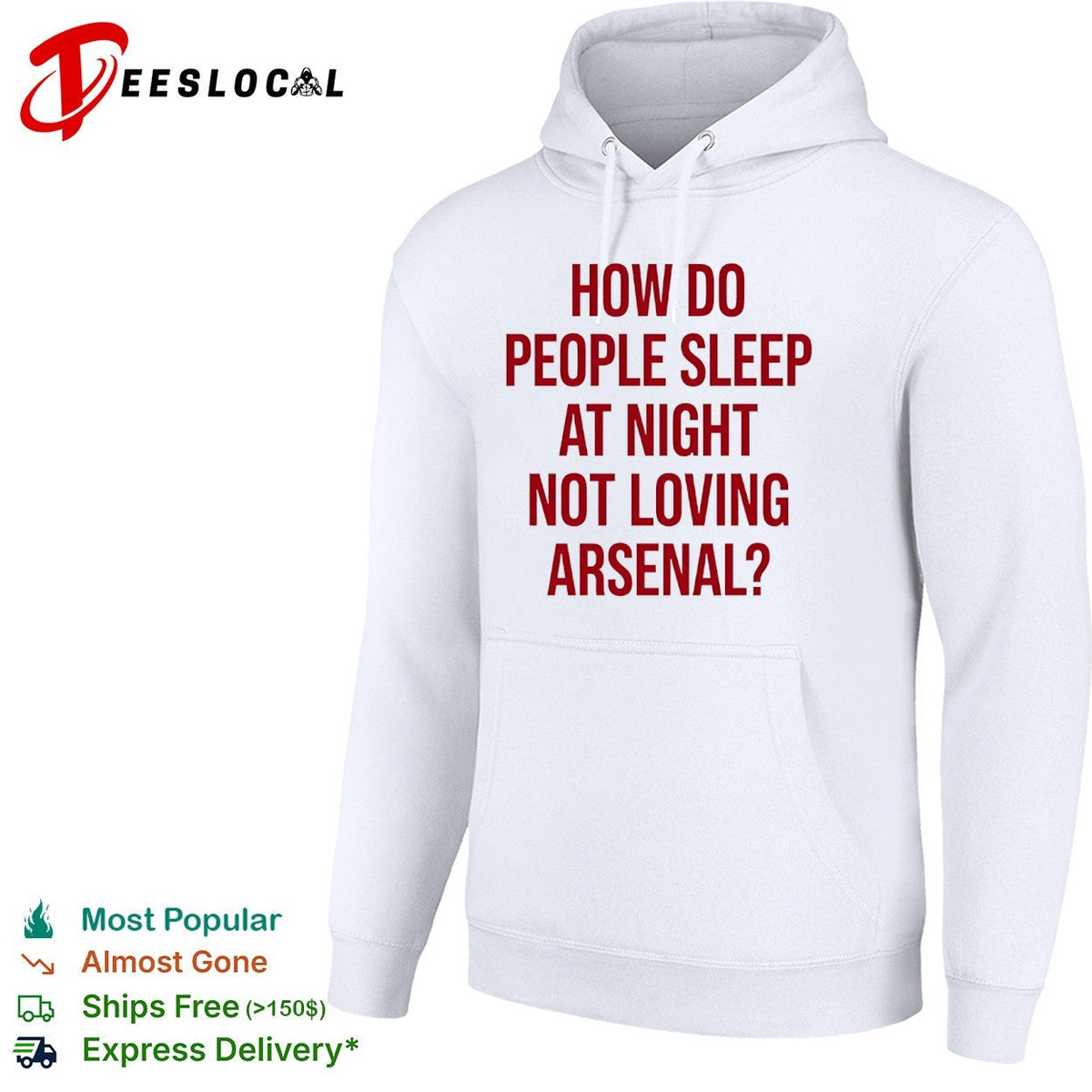 How do people sleep at night not loving Arsenal Premier League shirt Unisex
