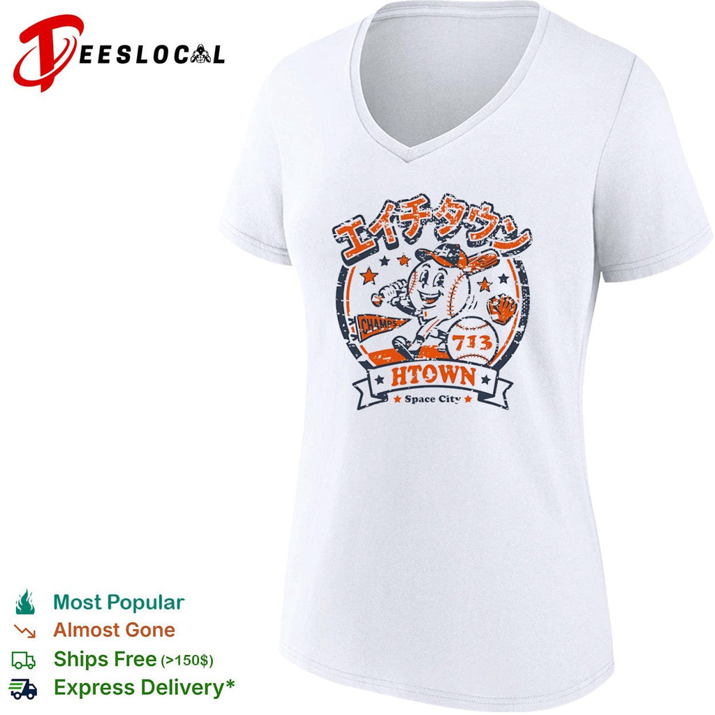 Htown Space City 713 Champs Houston Baseball shirt Unisex