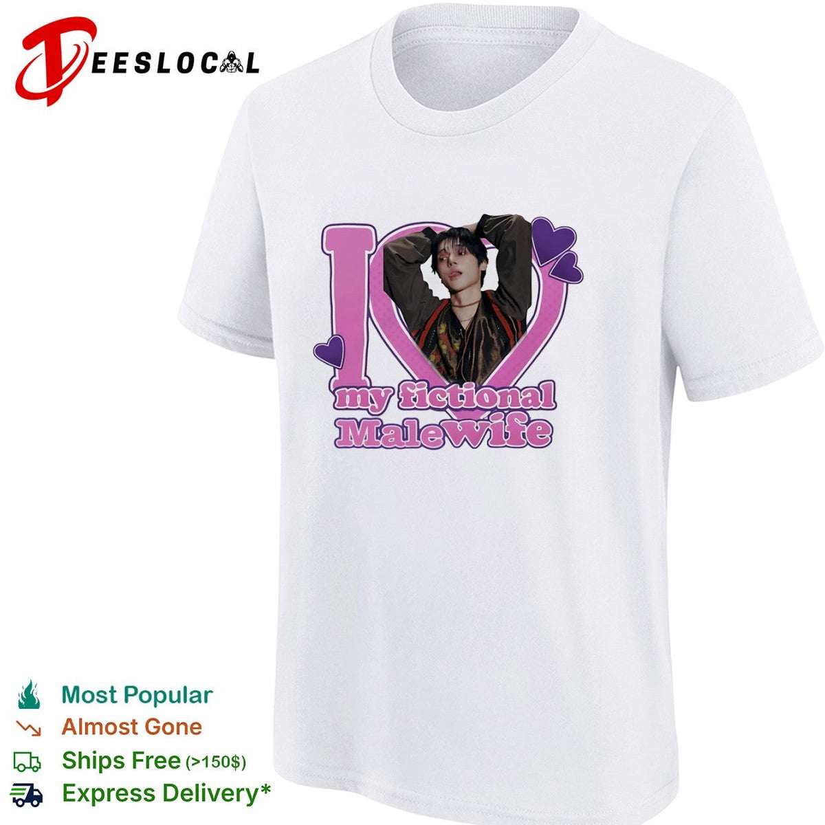 Huening Kai TXT I love my fictional malewife shirt Unisex