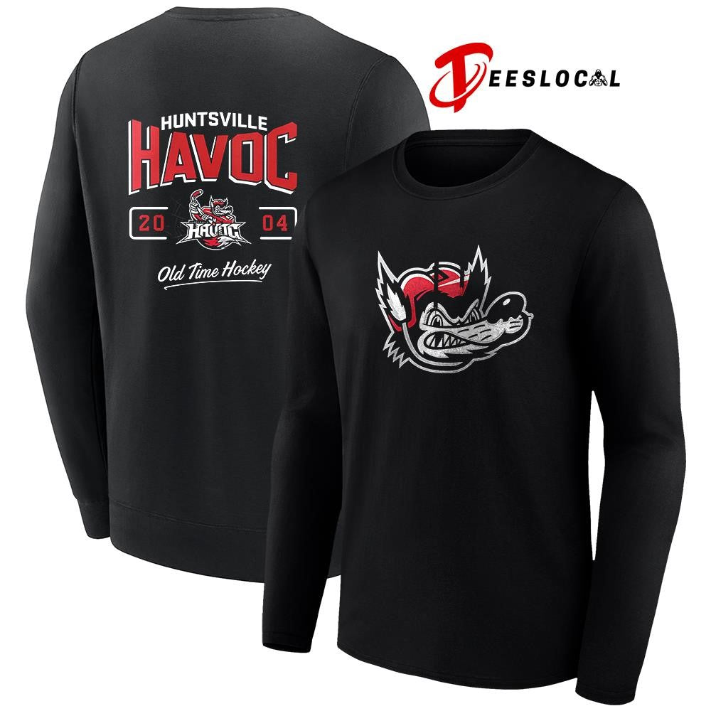 Huntsville Havoc 2004 old time hockey logo shirt Unisex