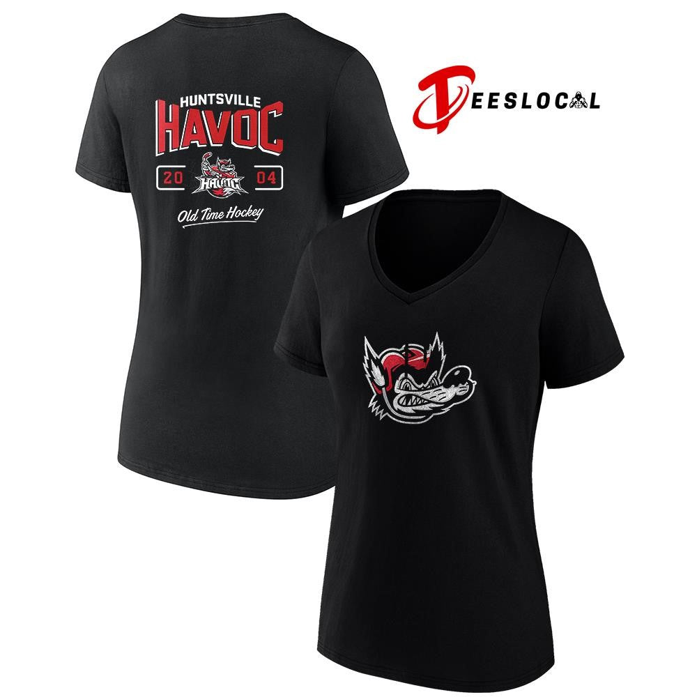 Huntsville Havoc 2004 old time hockey logo shirt Unisex