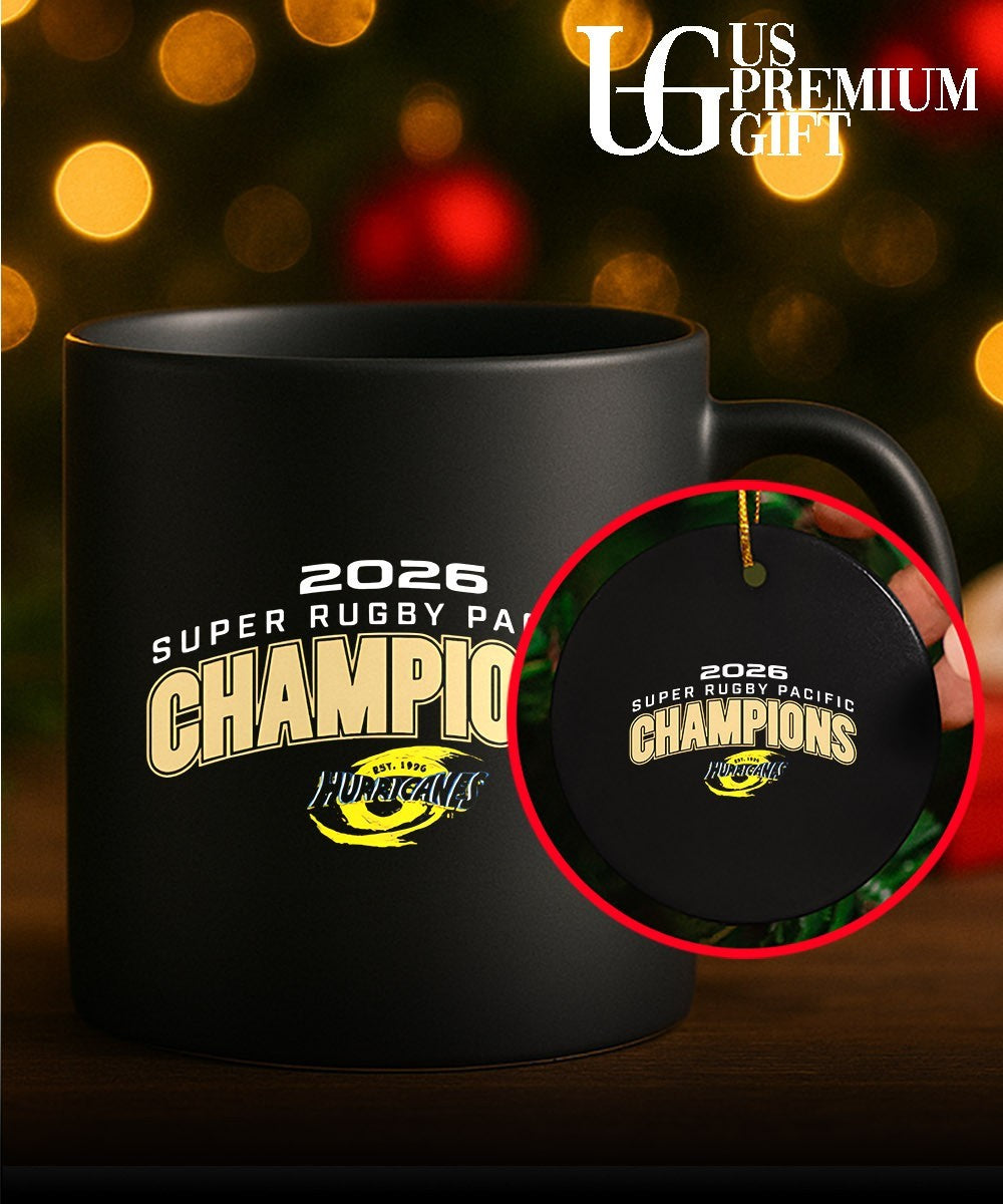 Hurricanes Rugby 2026 Super Pacific Champions shirt Unisex