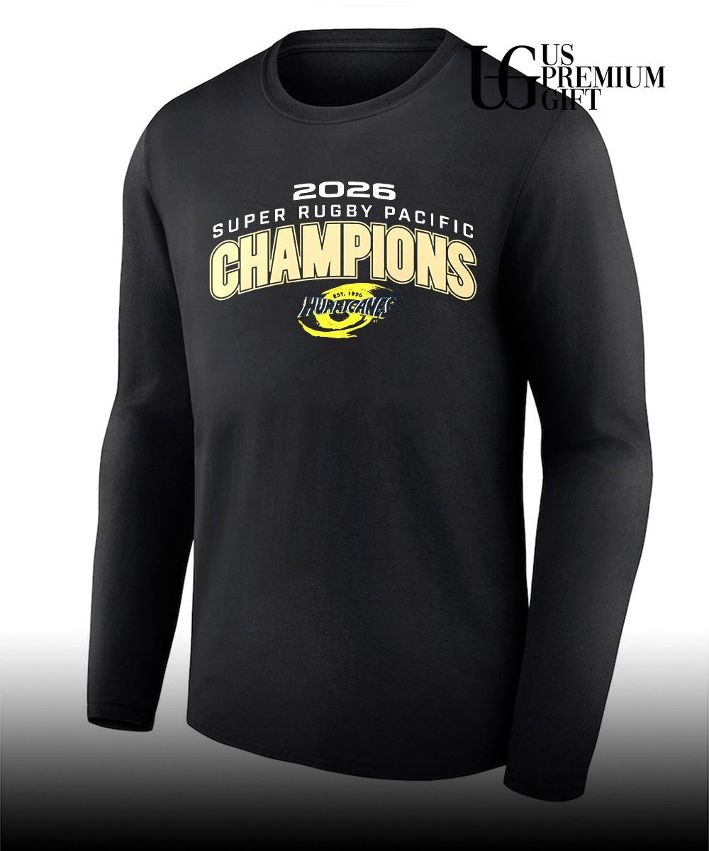Hurricanes Rugby 2026 Super Pacific Champions shirt Unisex