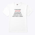 I Endured 33550336 Cycles On Amphoreus And All I Got Was This T Shirt Unisex