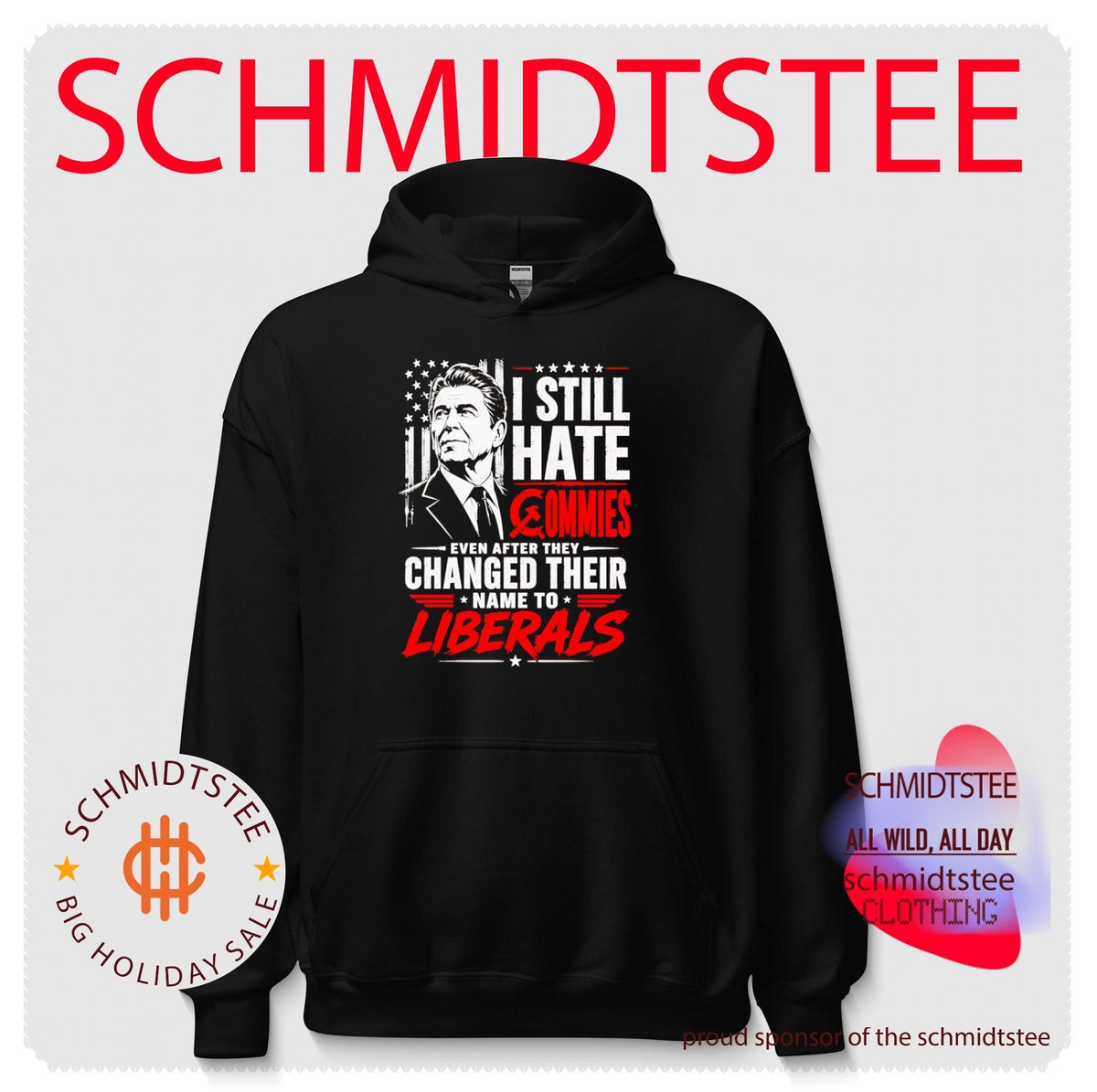 I Hate Commies Even They Changed To Liberals Ronald Reagan shirt Unisex