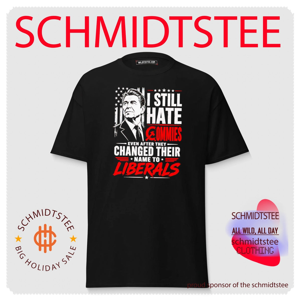 I Hate Commies Even They Changed To Liberals Ronald Reagan shirt Unisex