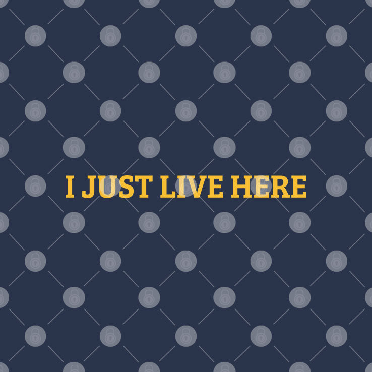 I Just Live Here Michigan T Shirt Unisex