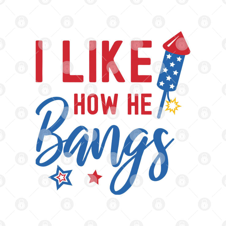 I Like How He Bangs T Shirt Unisex
