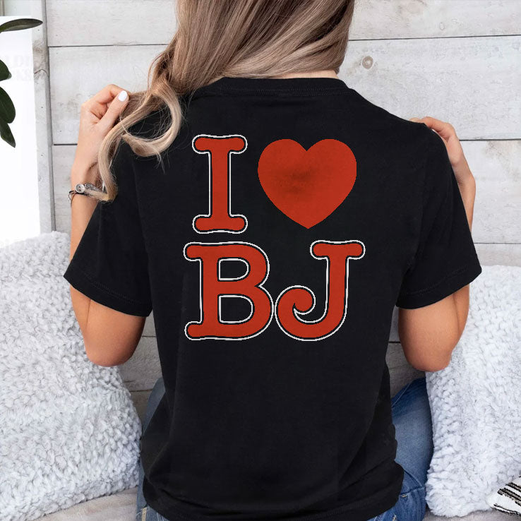 I Love BJ Ben Johnson Take Off T Shirt Unisex