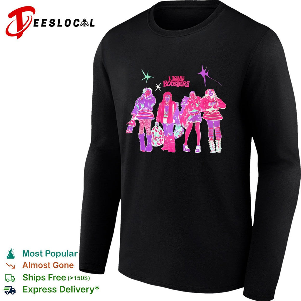 I Love Boosters graphic shirt Unisex