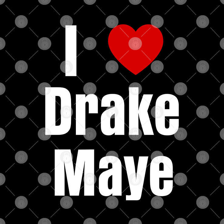I Love Drake Maye QB Football Fan T Shirt Unisex