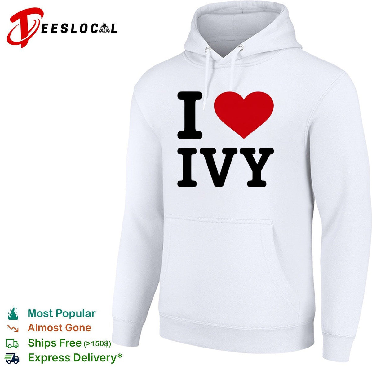 I Love Ivy Name Heart shirt Unisex