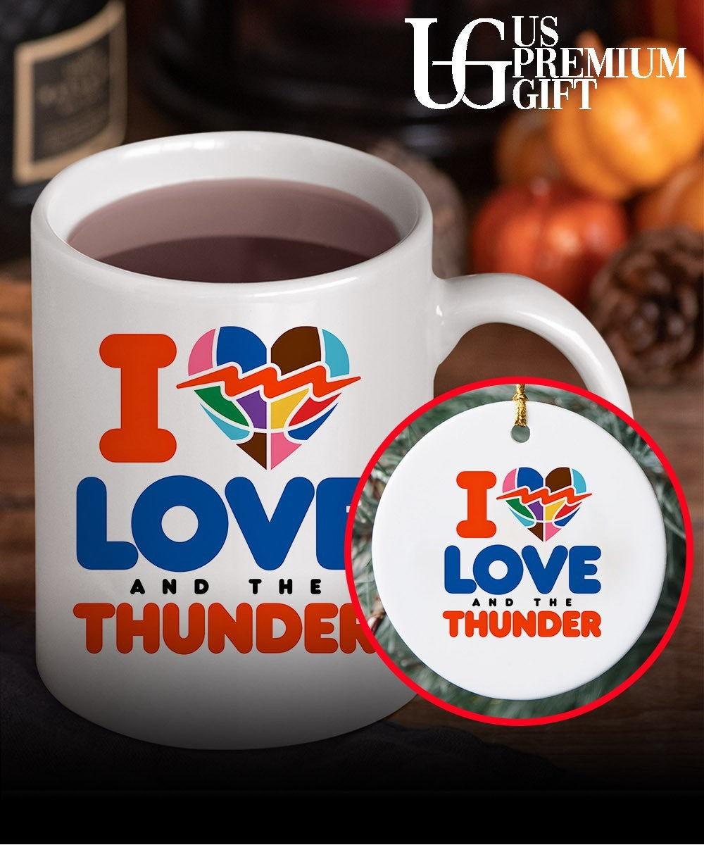 I Love and The Thunder Oklahoma City Thunder NBA shirt Unisex