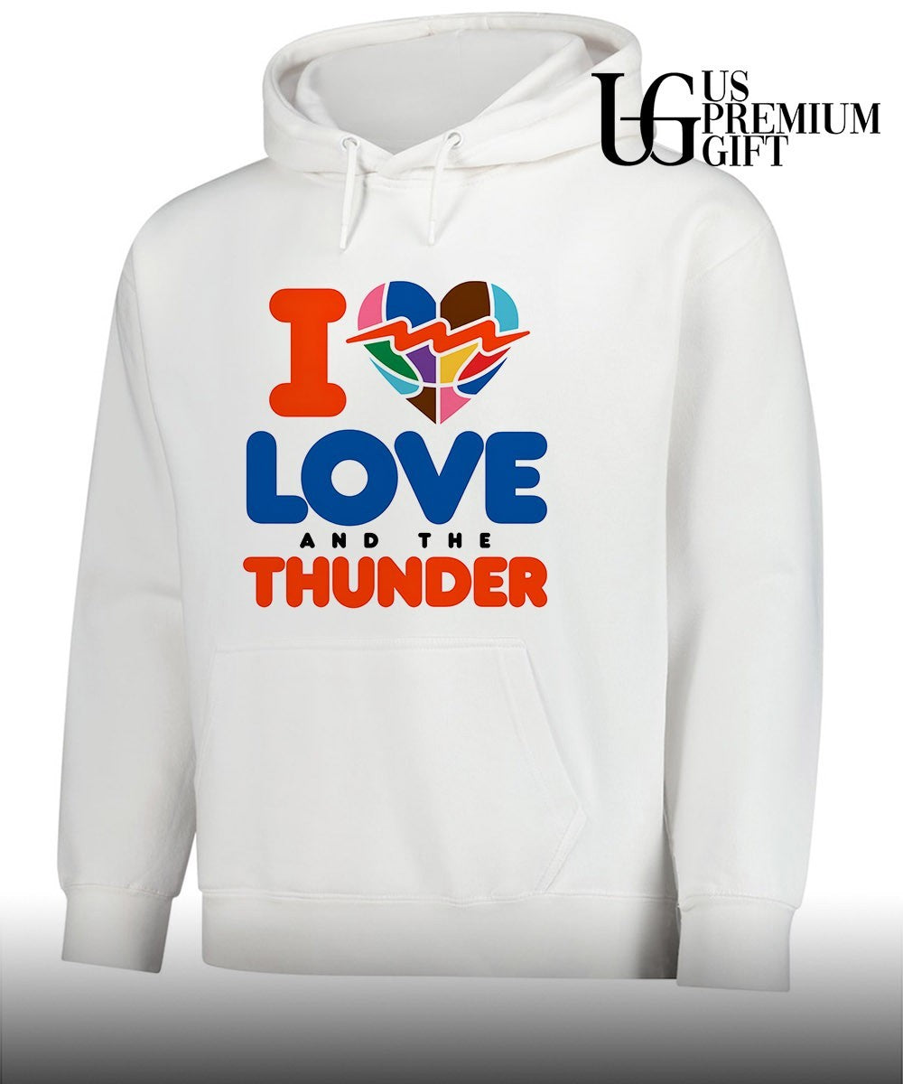 I Love and The Thunder Oklahoma City Thunder NBA shirt Unisex
