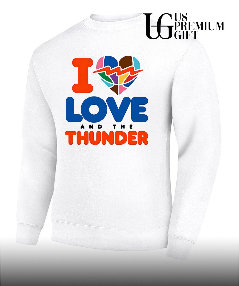 I Love and The Thunder Oklahoma City Thunder NBA shirt Unisex