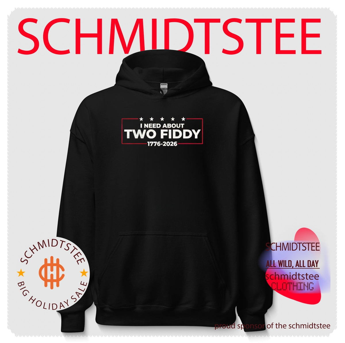 I Need About Two Fiddy 1776 2026 shirt Unisex