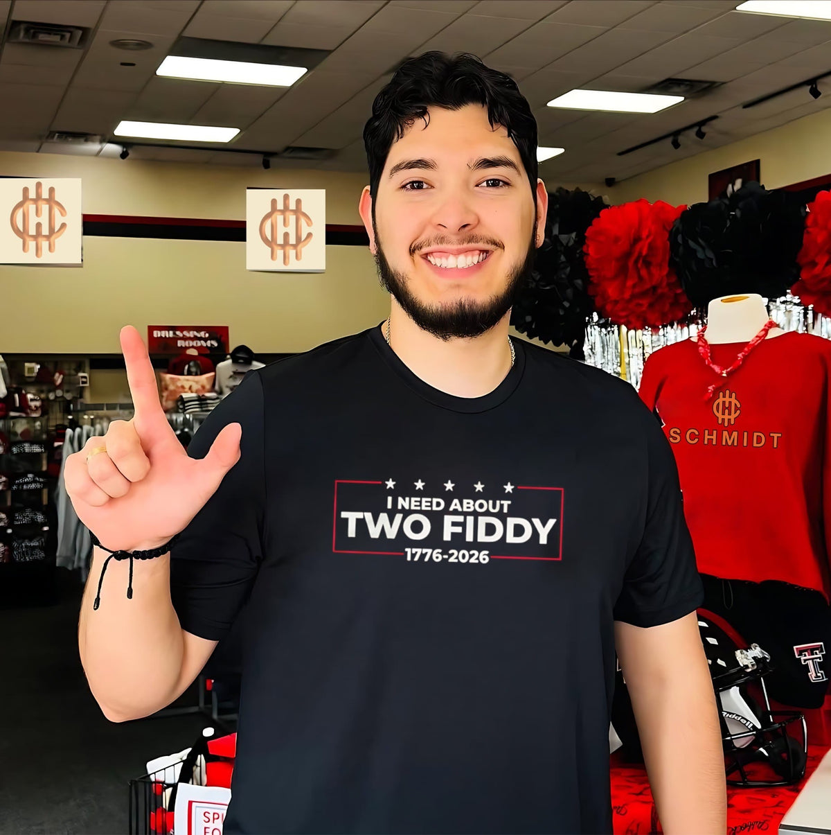 I Need About Two Fiddy 1776 2026 shirt Unisex