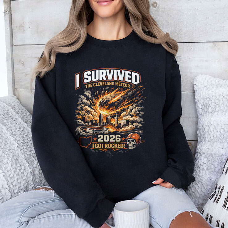 I Survived The Cleveland Meteor 2026 Shirt Unisex