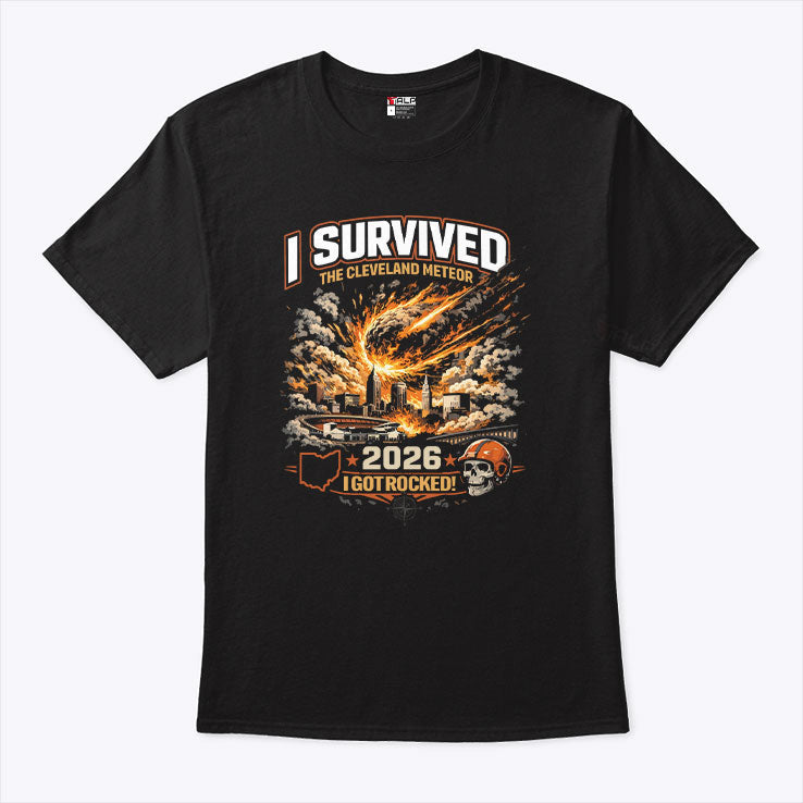 I Survived The Cleveland Meteor 2026 Shirt Unisex