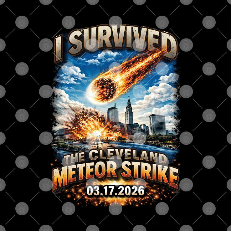 I Survived The Cleveland Meteor Strike 03 17 2026 Shirt Unisex