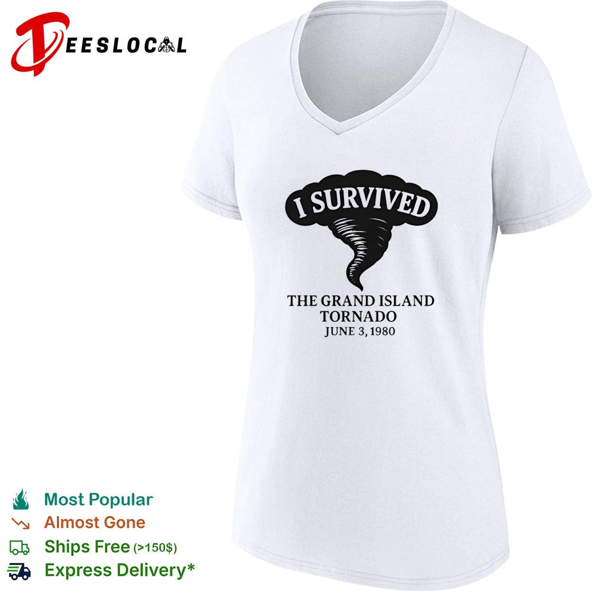 I Survived The Grand Island Tornado June 3 1980 Weather Disaster Event shirt Unisex