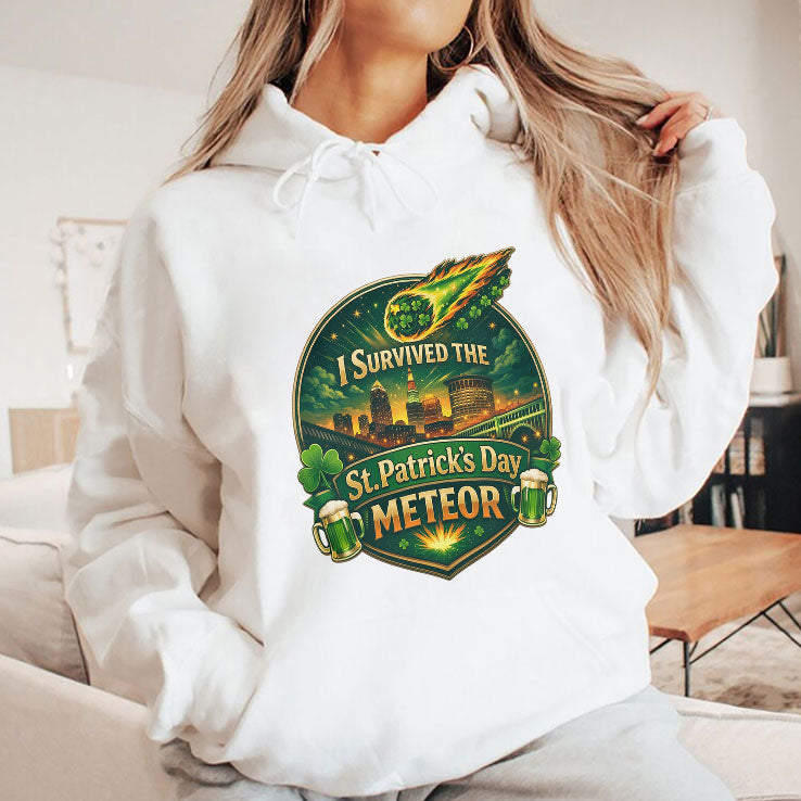I Survived The St. Patrick’s Day Meteor 2026 Shirt Unisex