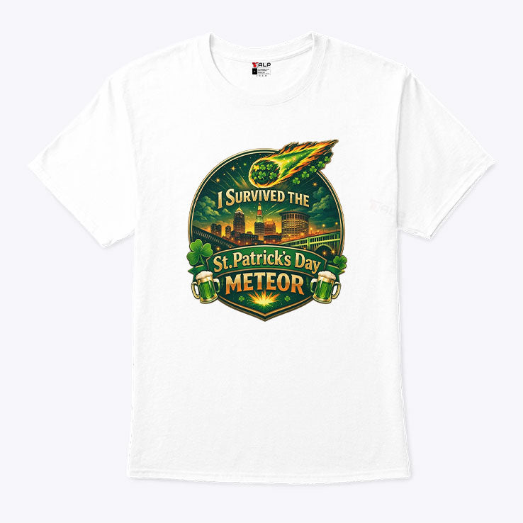 I Survived The St. Patrick’s Day Meteor 2026 Shirt Unisex