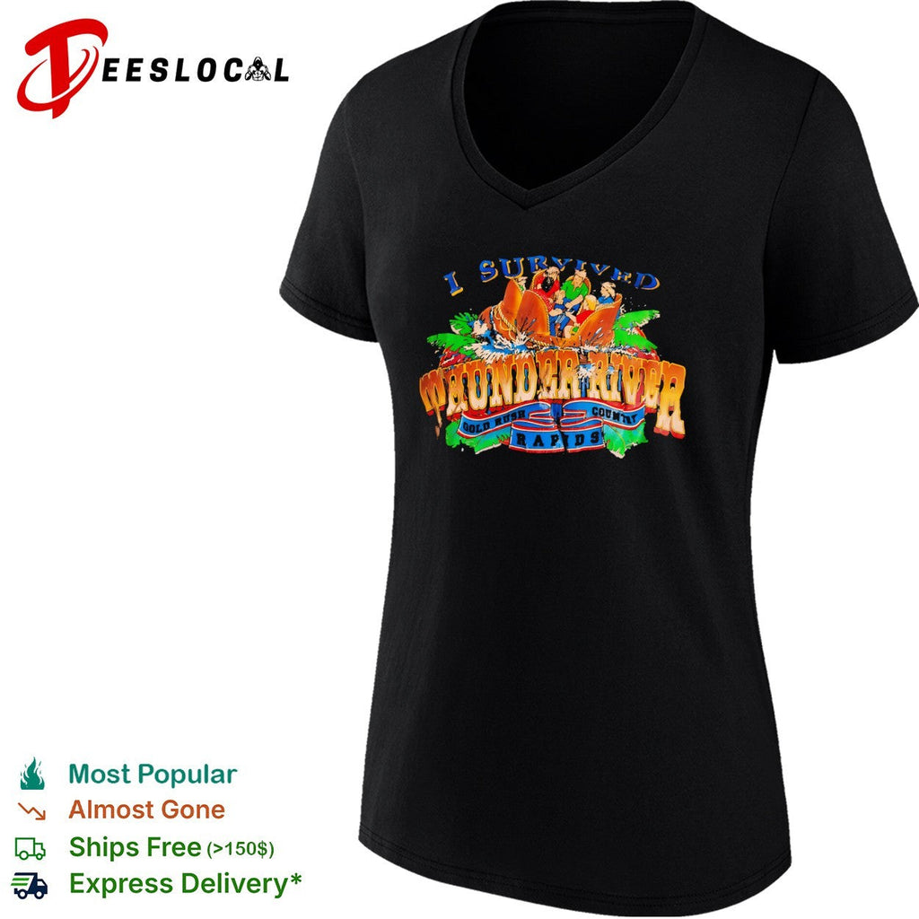 I Survived Thunder River Gold Rush Country Rapids Dreamworld Australia shirt Unisex