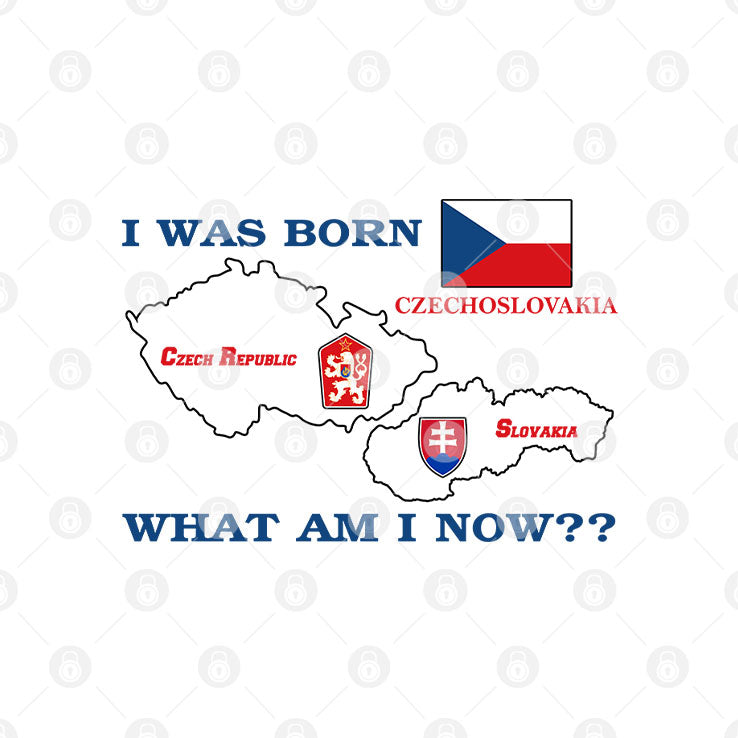 I Was Born Czechoslovakia What Am I Now T Shirt Unisex