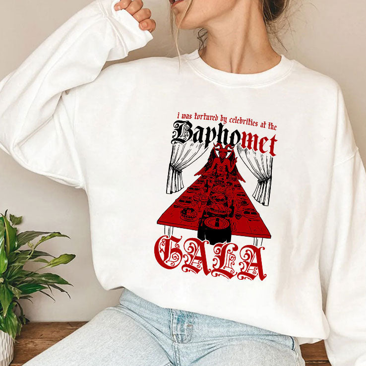 I Was Tortured By Celebrities At The Baphomet Gala Shirt Unisex