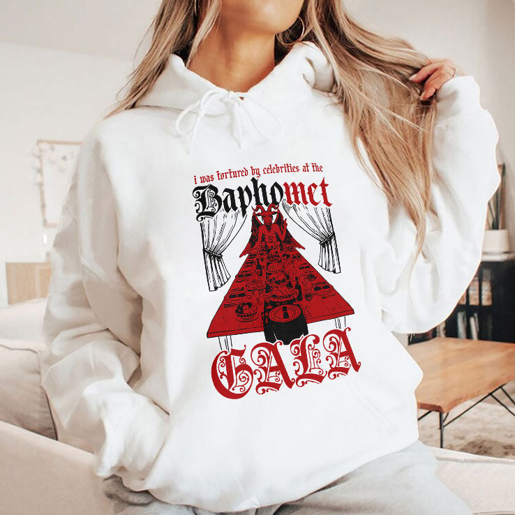 I Was Tortured By Celebrities At The Baphomet Gala Shirt Unisex