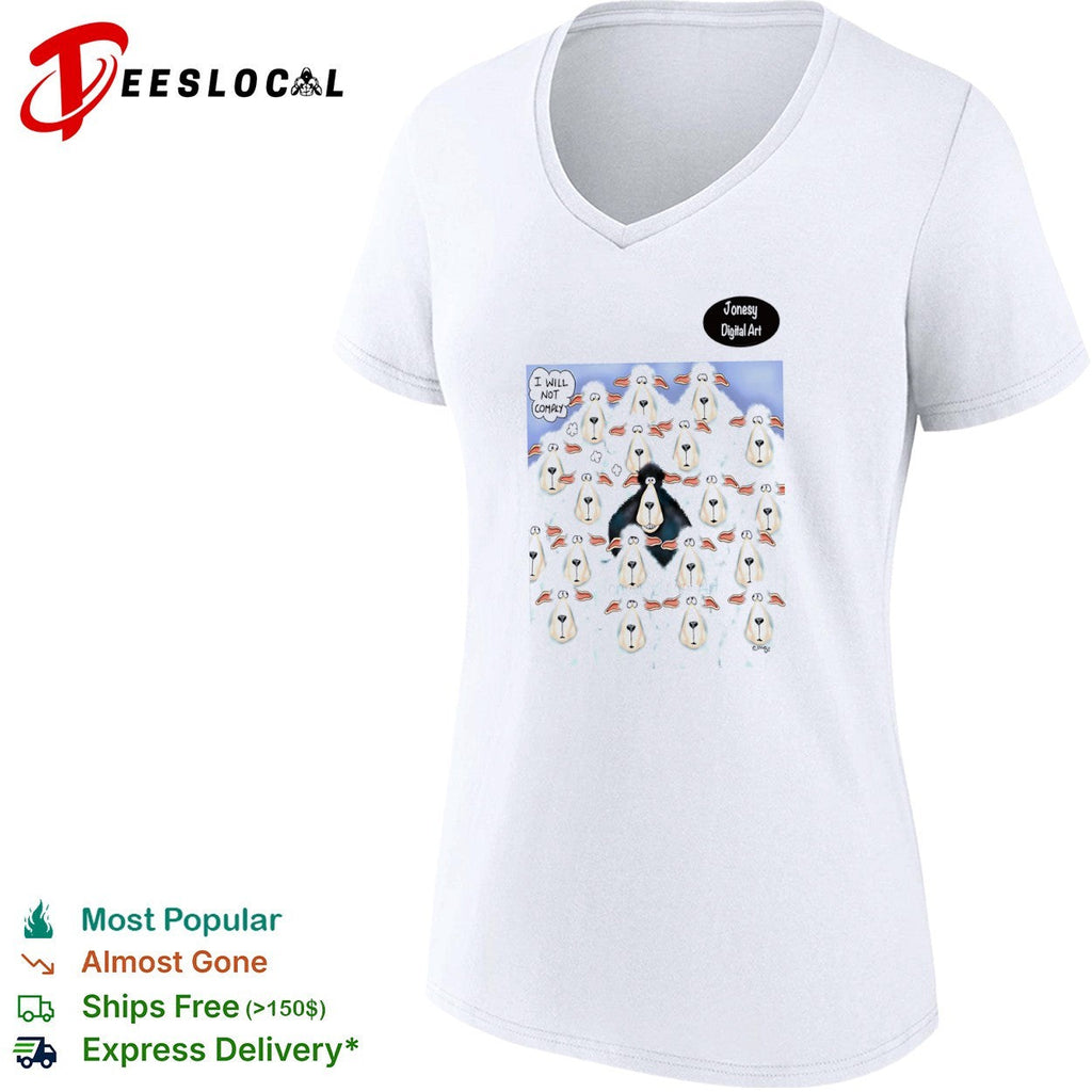 I Will Not Comply Black Sheep shirt Unisex
