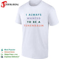 I always wanted to be a Tenenbaum movie quote pastel bold text shirt Unisex