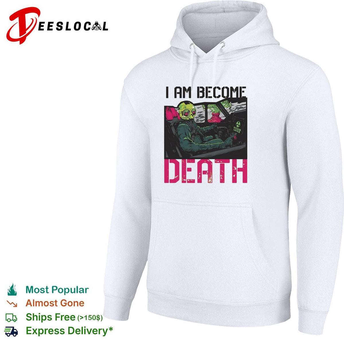 I am become death toxic gas mask driver behind the wheel neon colors graphic shirt Unisex