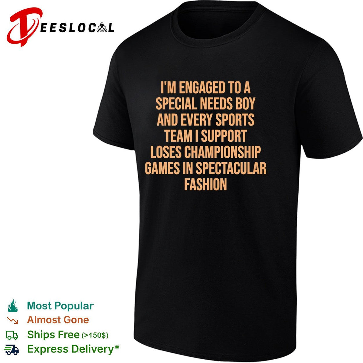 I am engaged to a special needs boy and every sports team I support loses shirt Unisex
