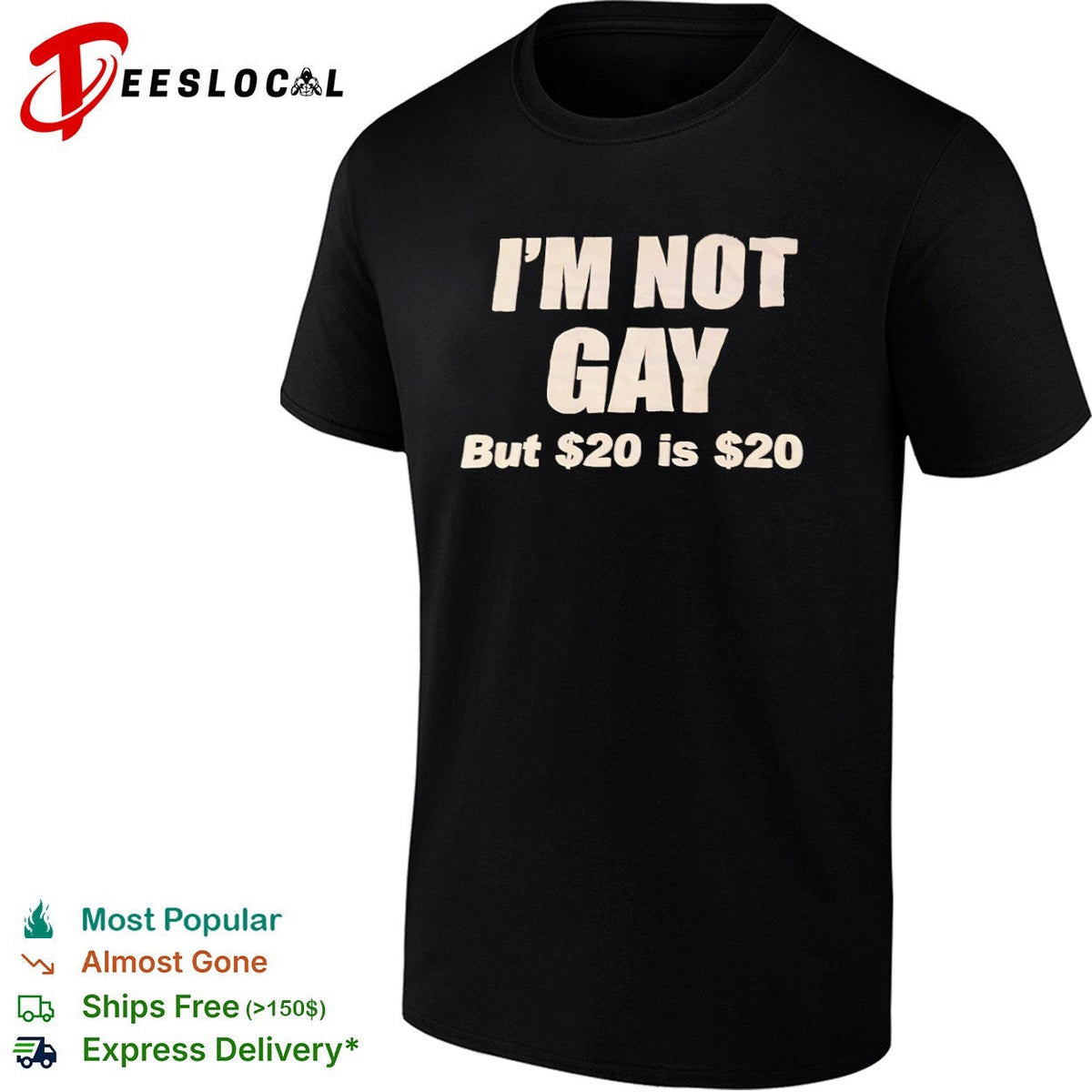 I am not gay but 20 is 20 shirt Unisex