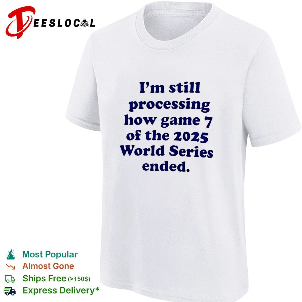 I am still processing how game 7 of the 2025 World Series ended baseball fan shirt Unisex