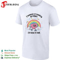 I believe in holding grudges I’ll heal in hell rainbow heart illustration shirt Unisex