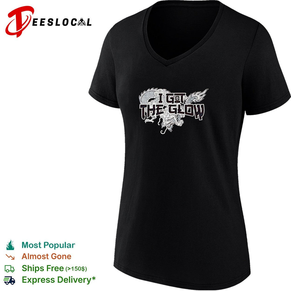 I got the glow dragon shirt Unisex