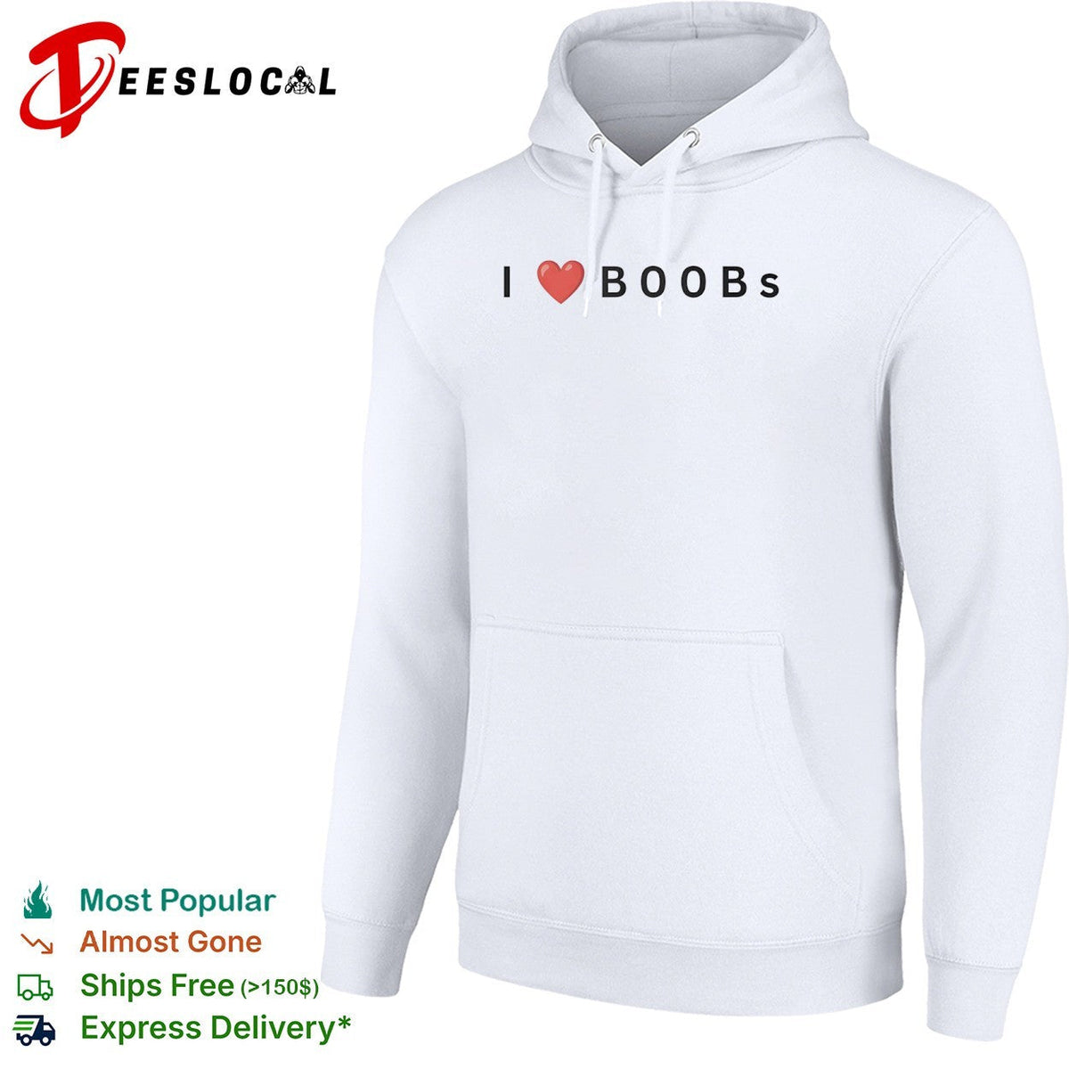 I heart boobs shirt Unisex