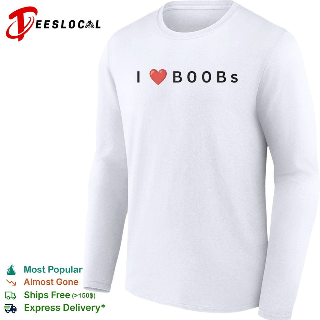I heart boobs shirt Unisex