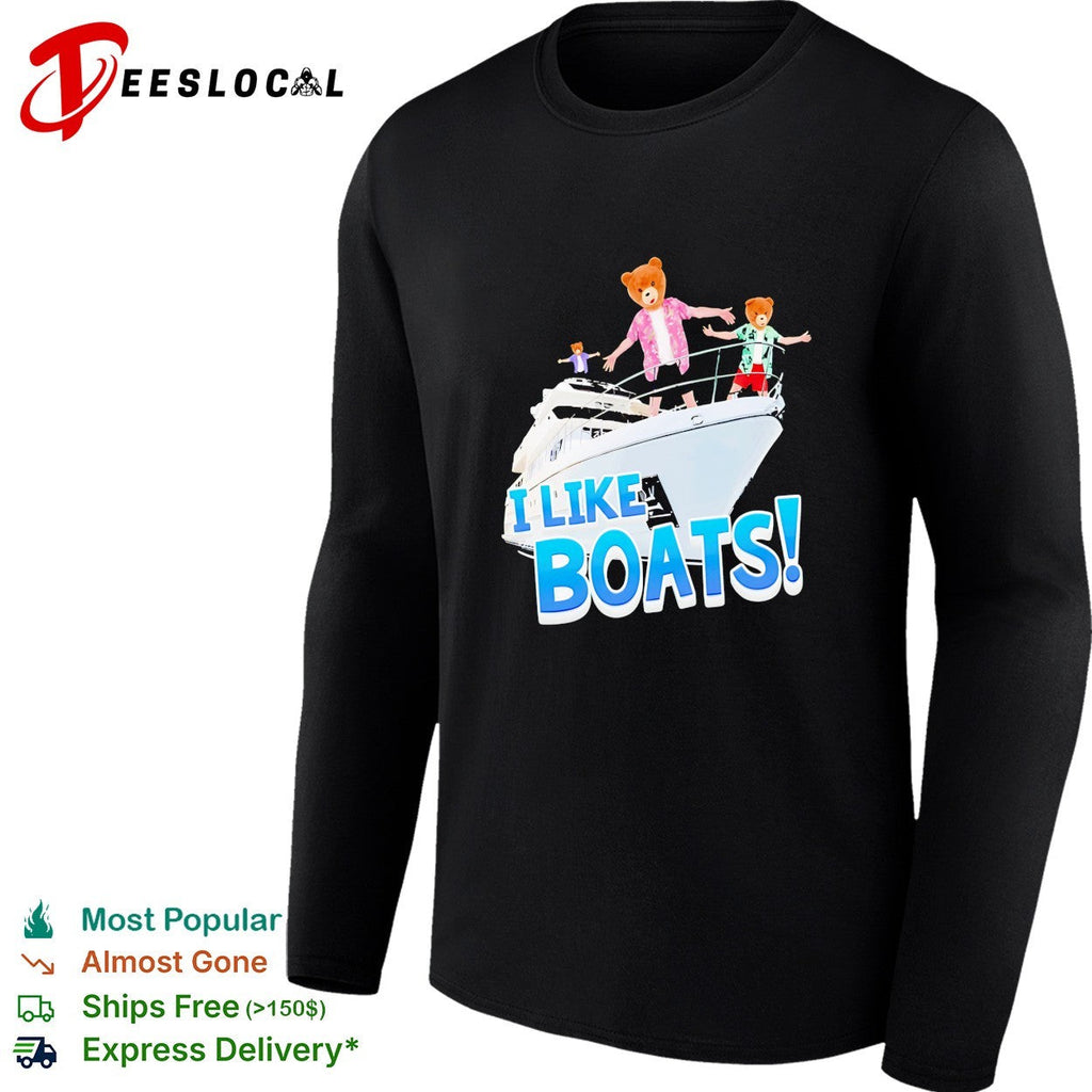 I like boats bears on yacht shirt Unisex